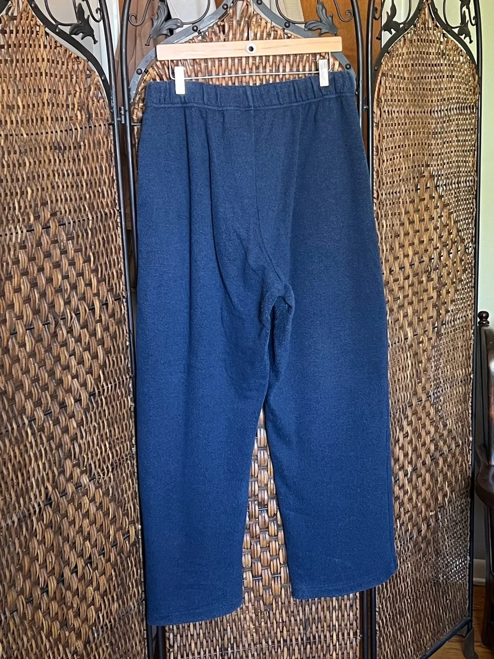L Orvis Cotton Blend Blue Sweatpants